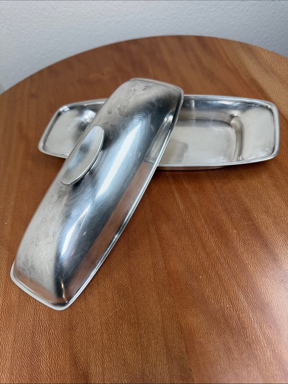 Vintage Gorham Silver Plated Butter Dish Plate YC775 Retro Serveware